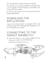 Предварительный просмотр 6 страницы Parrot MAMBO FLY Quick Start Manual