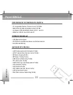 Preview for 22 page of Parrot USB 1.1 Manual