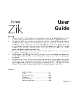 Предварительный просмотр 5 страницы Parrot Zil User Manual