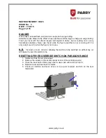 Предварительный просмотр 7 страницы PARRY PARAGON 1860 Installation Instructions Manual