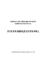 Parsun F15/F9.9BM Service Manual предпросмотр