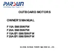 Preview for 1 page of Parsun F15AEFI BM Owner'S Manual