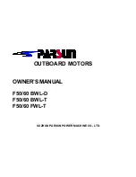 Parsun F50/60 BWL-D Owner'S Manual предпросмотр