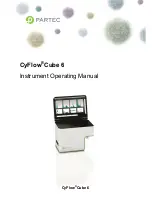 Preview for 1 page of Partec CyFlow Cube 6 Operating Manual