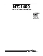 Preview for 1 page of Partlow MIC 1400 Operator'S Manual