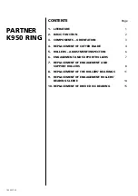 Предварительный просмотр 2 страницы Partner K950 RING Workshop Manual