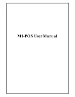 Partner M1-POS User Manual preview