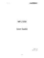 Partner MF-2350 User Manual preview