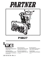 Partner psb27 Instruction Manual preview