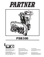 Partner PSB300 Instruction Manual preview