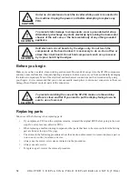 Предварительный просмотр 62 страницы Partner SP-850 Service Manual