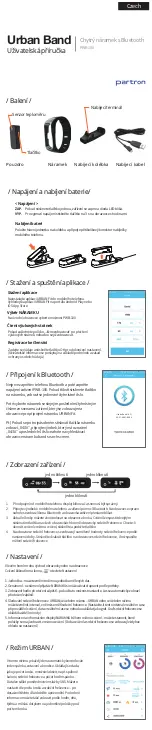 Preview for 3 page of Parton Urban Band PWB-100 User Manual