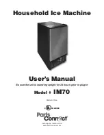 Parts Connect IM70 User Manual preview