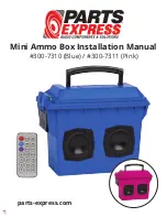 Preview for 1 page of Parts Express Mini Ammo Box Installation Manual