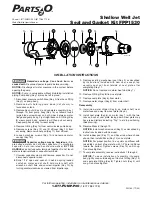 Parts2o FPP1530 Installation Instructions предпросмотр