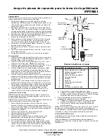 Предварительный просмотр 3 страницы Parts2o FPYRK1 Manual