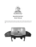 Предварительный просмотр 1 страницы Party King Grills PKG DLX-SS-JV Owner'S Manual