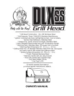 Party King Grills PKG DLX-SS Owner'S Manual предпросмотр