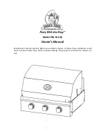 Preview for 2 page of Party King Grills PKG DLX-SS Owner'S Manual