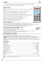 Preview for 4 page of Party Light & Sound 10-7047PLS User Manual