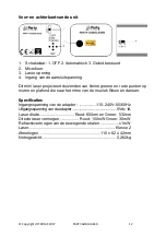 Preview for 12 page of Party Light & Sound 15-1139PLS User Manual