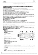 Предварительный просмотр 8 страницы Party Light & Sound 17-2760PLS User Manual