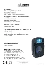 Party Light & Sound 8COMBI User Manual предпросмотр