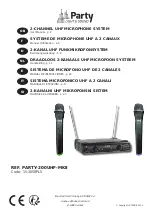Party Light & Sound PARTY-200UHF-MKII User Manual preview