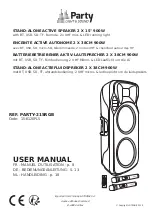 Preview for 1 page of Party Light & Sound PARTY-215RGB User Manual