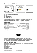 Preview for 4 page of Party Light & Sound PARTY-GOBOLASER User Manual