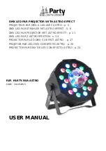 Party Light & Sound PARTY-PAR-ASTRO User Manual предпросмотр