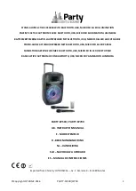 Preview for 1 page of Party Light & Sound PARTY-SP500 Instruction Manual