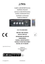 Preview for 1 page of Party Light & Sound PLS1250USB-RC Instruction Manual