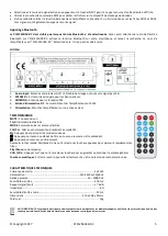 Preview for 5 page of Party Light & Sound PLS1250USB-RC Instruction Manual