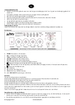 Preview for 8 page of Party Light & Sound PLS1250USB-RC Instruction Manual