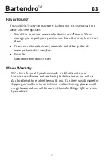 Preview for 12 page of Party Robotics Bartendro B3 Getting Started Manual