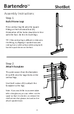 Preview for 4 page of Party Robotics Bartendro ShotBot Getting Started Manual