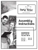 Party Tents Direct Weekender West Coast Frame Assembly Instructions Manual preview