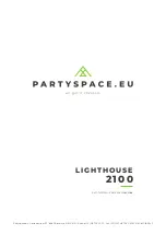 PartySpace LIGHTHOUSE 2100 Manual предпросмотр