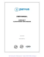 Предварительный просмотр 2 страницы Parvus SWITCH104 User Manual