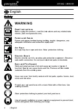 Preview for 4 page of Parweld XR1052 User Manual