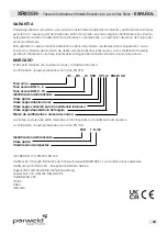 Preview for 36 page of Parweld XR935H Instruction Manual