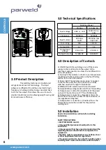 Preview for 7 page of Parweld XTI 160 Instruction Manual