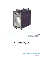 Предварительный просмотр 2 страницы Parweld XTI-303 AC/DC Instruction Manual