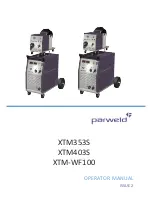 Parweld XTM-WF100 Operator'S Manual предпросмотр