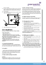 Предварительный просмотр 7 страницы Parweld XTM303C Operator'S Manual