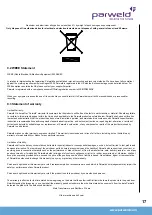 Предварительный просмотр 17 страницы Parweld XTM303C Operator'S Manual