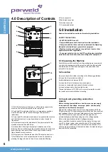 Preview for 6 page of Parweld XTP-40 Operator'S Manual