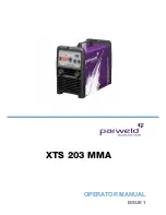 Parweld XTS 203 MMA Operator'S Manual предпросмотр