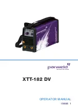 Предварительный просмотр 1 страницы Parweld XTT-182 DV Operator'S Manual